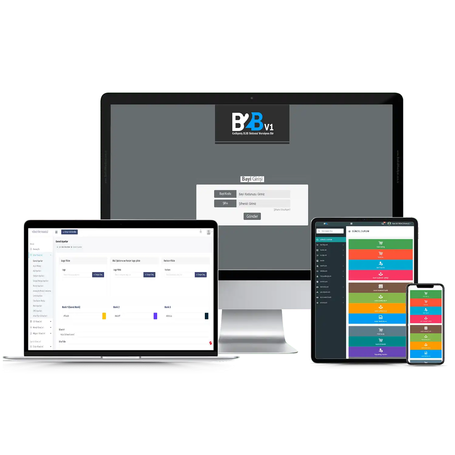 B2B Sistemi V1 Web Site Teması