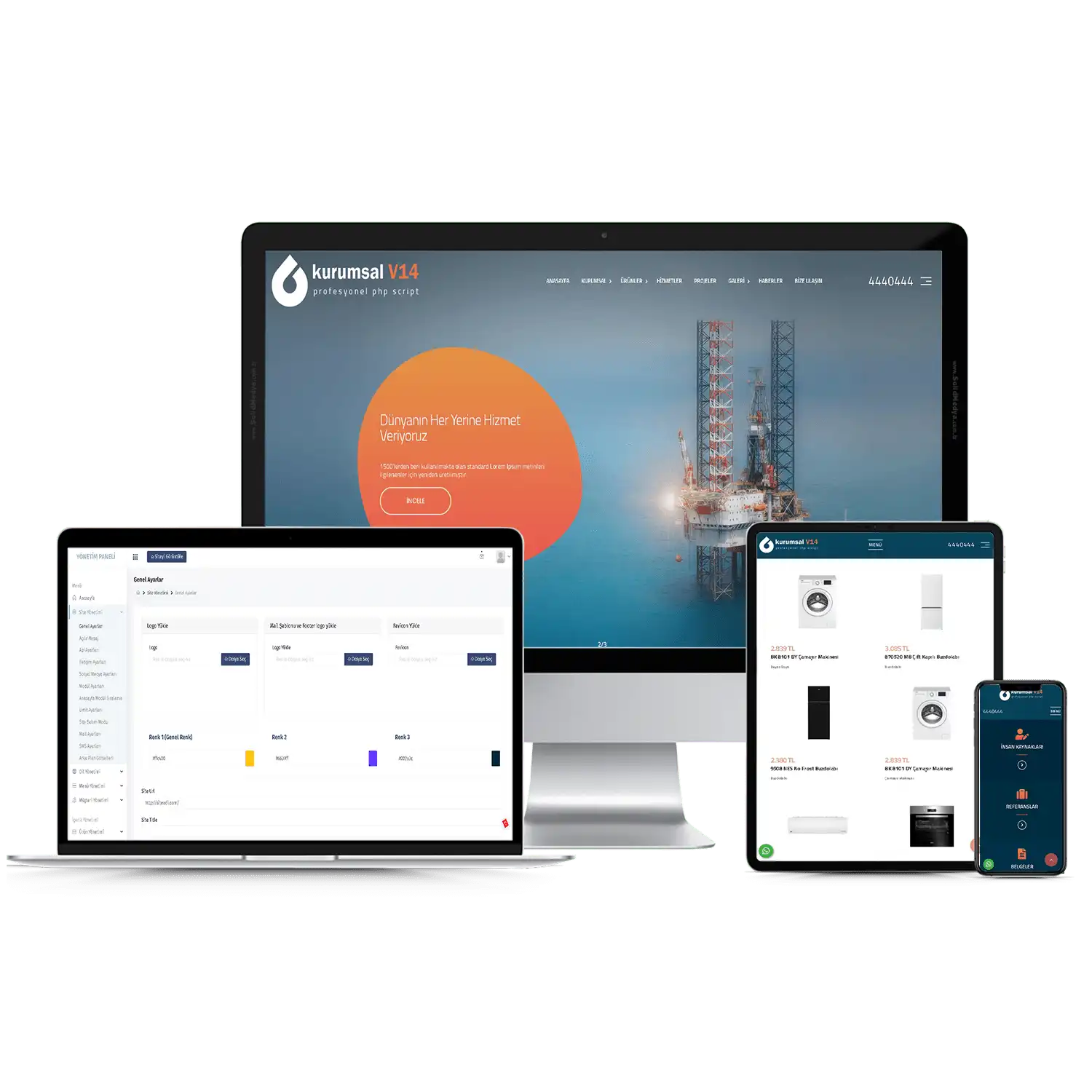 Kurumsal Firma V14 Web Site Teması